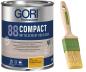 Preview: GORI 88 Compact-Lasur – Mittelschichtige Holzlasur (0,75 Liter) - Eiche-Hell + Profi Pinsel